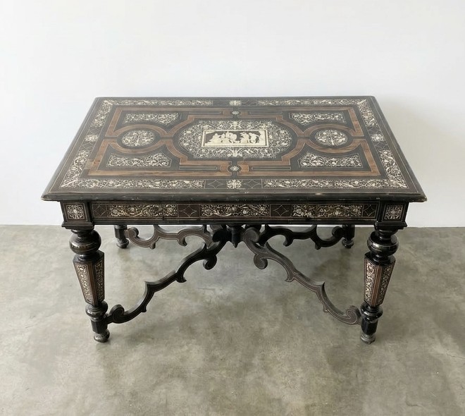 Antique Baroque writing desk