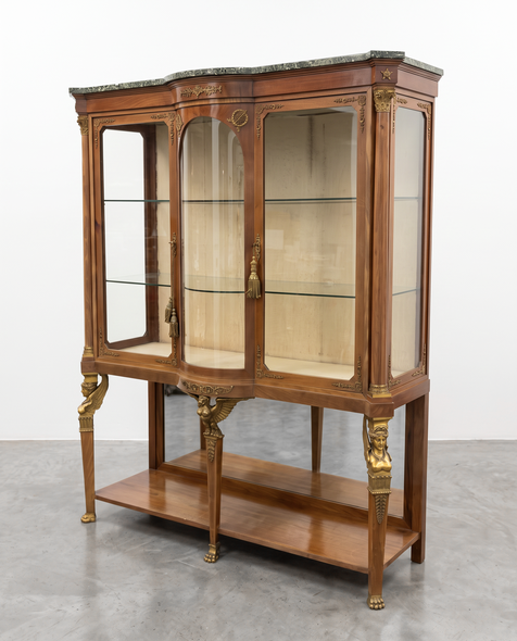 Antique display cabinet in the Empire style