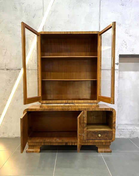 Antique Jindrich Halabala display case