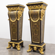 Antique paired pedestals