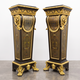 Antique paired pedestals