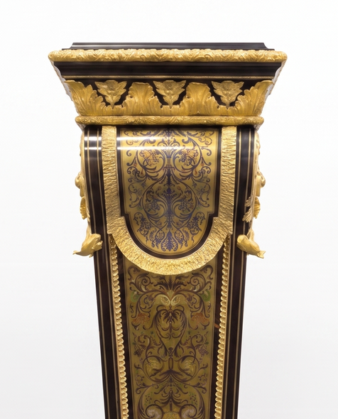 Antique paired pedestals