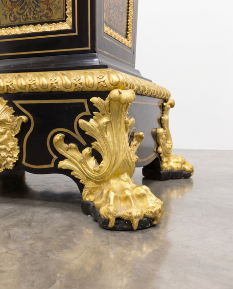 Antique paired pedestals