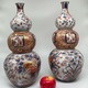 Rare paired
gourd vases