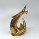 Vintage sculpture composition "Golden Dragon"