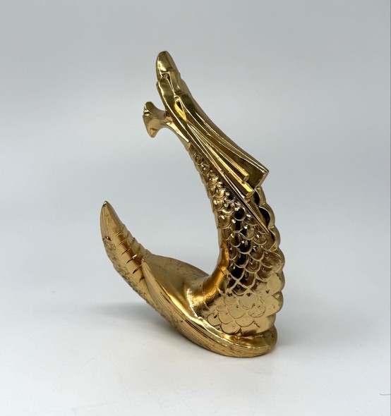 Vintage sculpture composition "Golden Dragon"