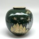 Vintage vase "Mountains and trees in frost", Kutani.