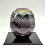 Vintage vase "Forest",
Japan, Kutani