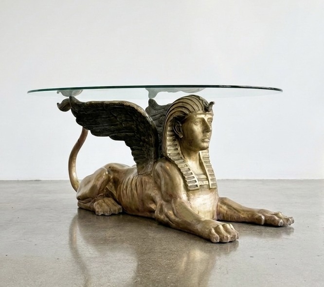 Vintage
Egyptian Sphinx table