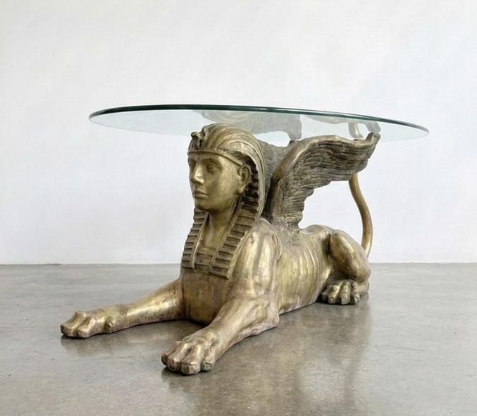 Vintage
Egyptian Sphinx table