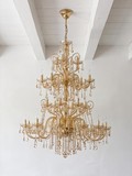 Large crystal chandelier