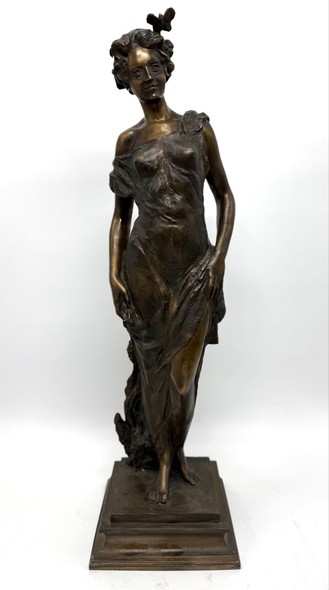 Sculpture "Girl with a Butterfly"