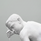 Antique sculptural composition "Gorodki"