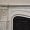 old fireplace carrara marble