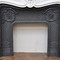old fireplace carrara marble