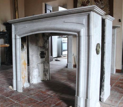 small old fireplace in Louis XIV style buy in Moscow