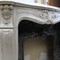 elegant antique fireplace mantel