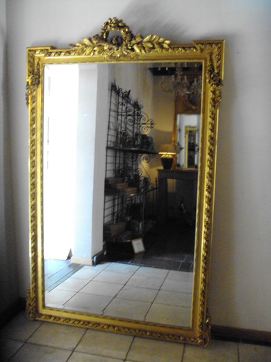 Зеркало старинное антикварное. Дерево. XIX век.