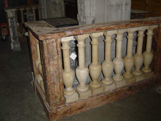 railings antique marble