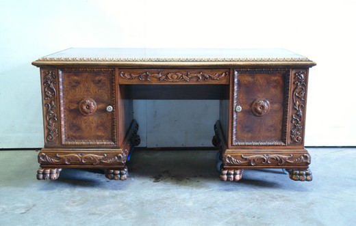 old antique furniture 3 pieces acbinet walnut Europe 1930