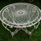 Exceptional round garden table