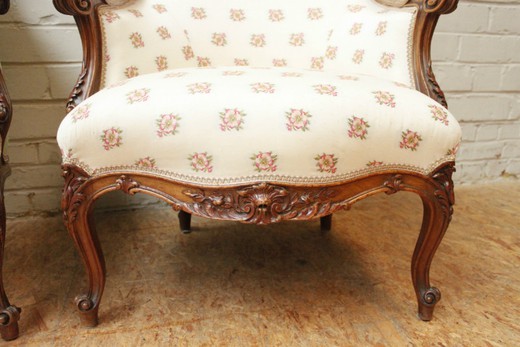 Berger chairs Louis XV style