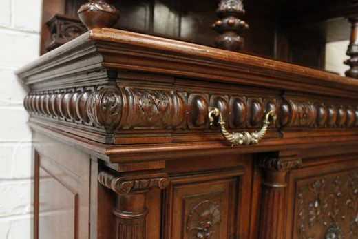 Старая мебель антиквариат - Шкаф для кабинета в стиле Генрих II - продажа в Москве