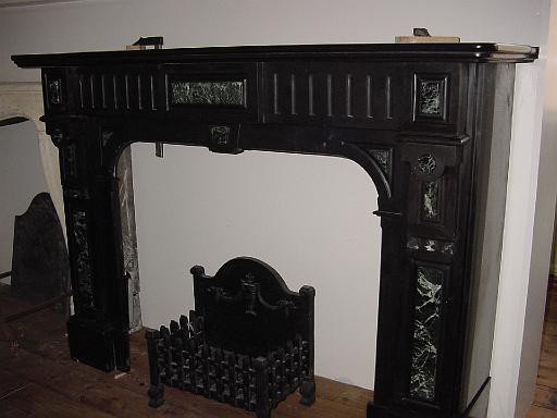 old antique marble fire mantel