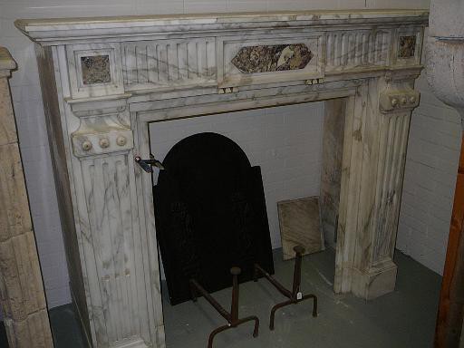french antique marble fireplace