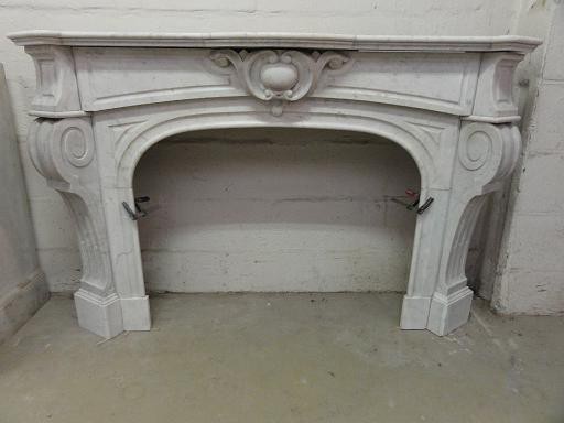 old antique fireplace