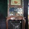 old firemantel with mirror