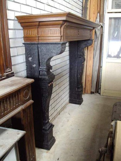 marble antique fireplace Europe