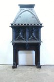 antique gothic fireplace