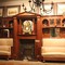 Antique mantel with 2 seats