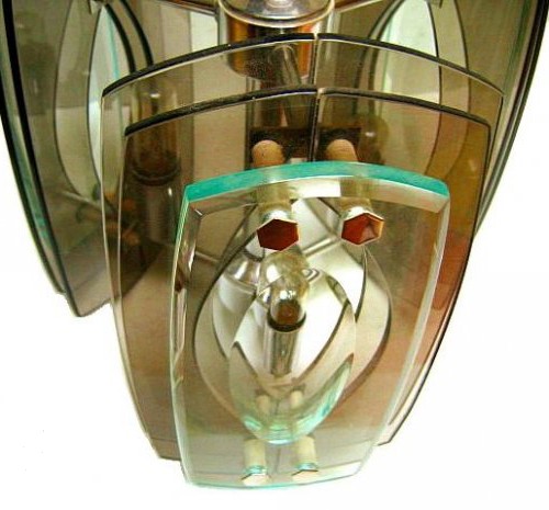 Антик  люстра фонарь в стиле Арт-деко. Купить в магазине антиквариата в Москве