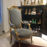 Antique chair in the style of Louis XV