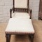 Антикварное готическое кресло с подставкой для ног