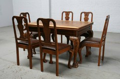 Antique Chippendale dining room set