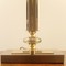 Chrome and Brass Metal Lamp