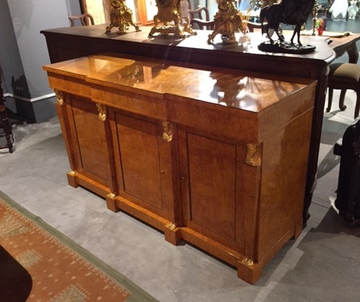 старинный прилавок в стиле ампир из березы, 20 век