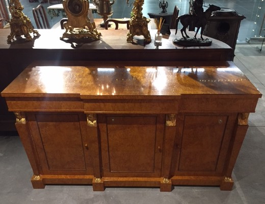 старинная мебель - прилавок из березы ампир, 20 век