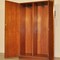 ATTRACTIVE LARGE VINTAGE ART DECO WALNUT DOUBLE WARDROBE ARMOIRE
