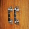 ATTRACTIVE LARGE VINTAGE ART DECO WALNUT DOUBLE WARDROBE ARMOIRE