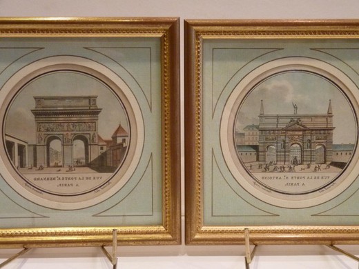 антикварные настенные гравюры, 19 век