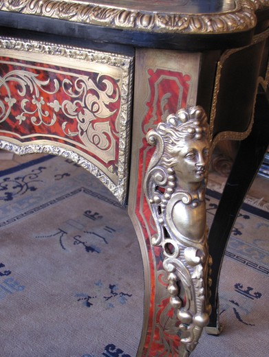 старинный дамский стол в технике буль Франция XIX век