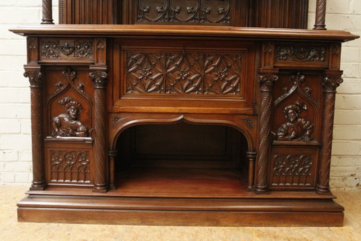 антикварный кабинет, готика, Франция, XIX век