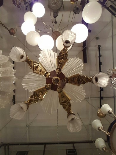 Antique chandelier in the style of Art Deco