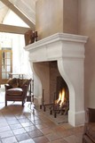 Refined old fireplace