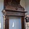 Castle fireplace carved walnut