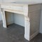 Fireplace of Carrara marble